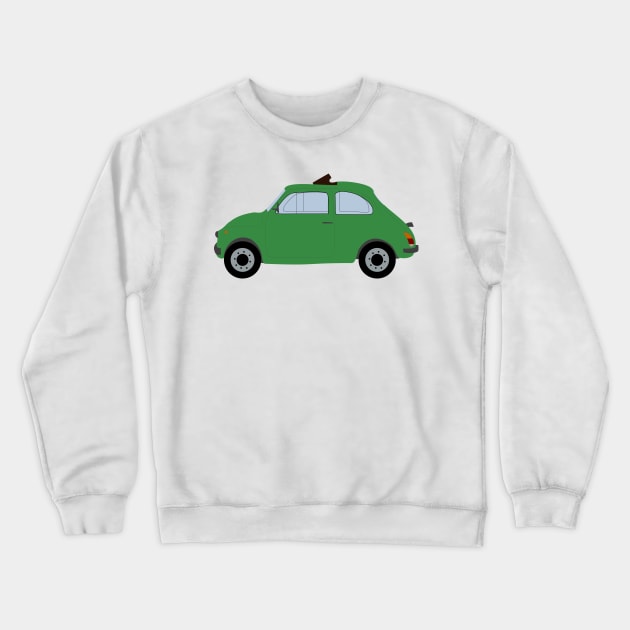 fiat 500 Crewneck Sweatshirt by seem illustrations 